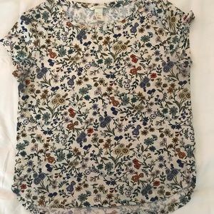 Floral print t shirt